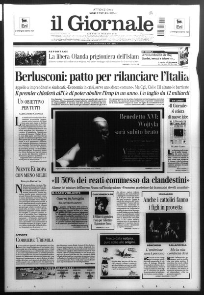 Il giornale : quotidiano del mattino